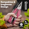 Aventuris® Pink Multi-Tool Stainless Steel with 21 Functions, Gifts for