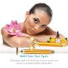 2-IN-1 Face Massager Roller 24k Golden Facial Massager, Electric 3D