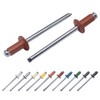 Pack of 100 Painted Blind Rivets 3.2 x 8 mm,