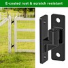 Insaga Heavy Duty Gate Hinges, 4Pack High Strength Steel with