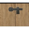 Flip Latch Barn Rustic Gate Latch Lock for Bar,Cabinet Door
