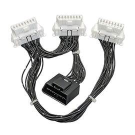Kiramec OB-23W OBD2 Harness, 3 Branches Type, With Lock