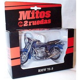 welly dark blue B.M.W 75-5 bike 1:18 scale diecast model