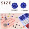 FEDESERN 498pcs Rhinestone Handcrafted Beads, Including 258pcs Disco Ball Clay