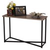 Household Essentials Ashwood Sofa Table | Console Table for Entryway