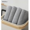 Face Towel Set (Gray x Stripe)