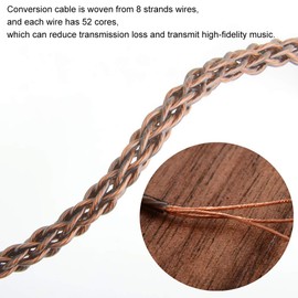 OKCSC 2.5mm to 4.4mm Balanced Plug Adapter Conversion Cable 8 Core 15cm Professional Audio Cable for NW-WM1Z, NW-WM1A, MDR-Z1R, TA-ZH1ES, ZX300A -M4F2