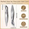 2 Pieces Mini Cuticle Cutter, Professional Cuticle Nippers Cuticle Scissors,