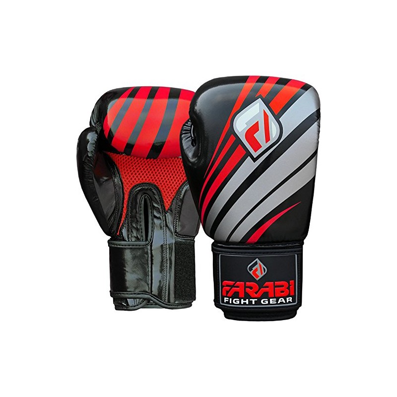 Farabi Boxing Gloves Training Sparring Punching Bag Focus Pads Training