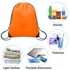 Grneric 4Pcs Drawstring Bags Bulk, Drawstring Backpack Polyester String Bag