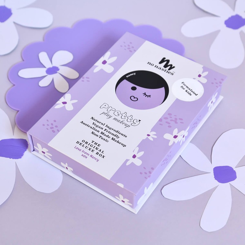 No Nasties Kids Natural Makeup Palette Kit - Nancy Purple,