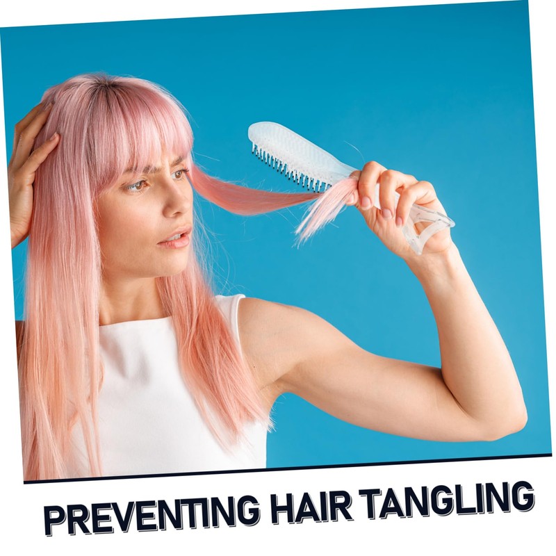 Gatuida Mermaid Detangling Hair Brush Guasha Comb for Adults Nonslip