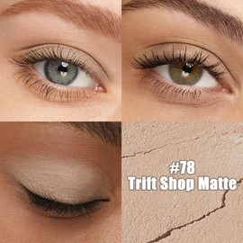 IATMOMOD Nude Matte Cream Eye Shadow Stick Makeup for Women, Nude Matte Eyeliner Pencil Eyeshadow Brightener Stick for Eyes, Waterproof Eyeshadow Applicator Blendable sombras para ojos 78#