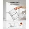 Vtopmart 12 Pack Small Clear Stackable Storage Drawers