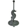 De Leon Collections Cast Iron Seafoam Green Sea Horse Coastal
