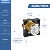 R10000-UNBX Shower Valve Compatible with D Faucet Shower Trim Kits