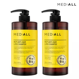 Mediol 메디올 두피청청 탈모 완화 대용량 샴푸 우디허발향 800ml 2개 Medinelle Anti-Dandruff Shampoo for Hair Loss Relief Woody Herb Scent 800ml 2PCS