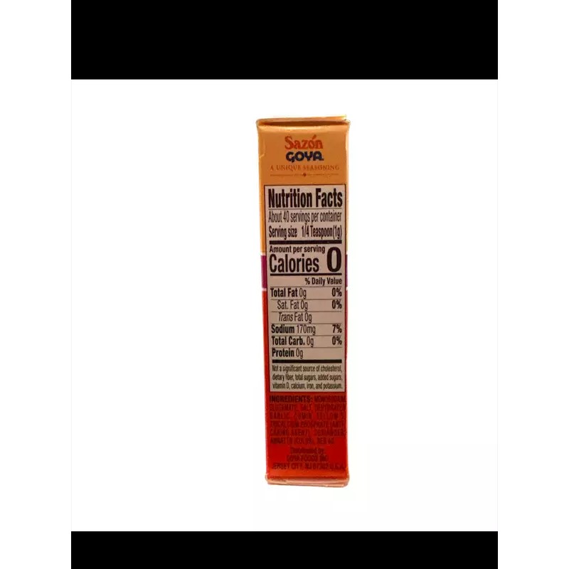 Goya Sazon Con Culantro Y Achiote - Seasoning Coriander &