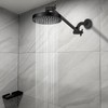 Nuodan Shower Head Extension Arm - 11" Solid Brass Shower