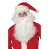 California Costumes Men's Santa Claus Beard and Wig Set, White,