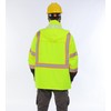 Hi Vis Safety Rain Jacket for Men Women Waterproof Breathable