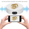 Rotating Display Stand White Epoxy Resin Flashing Motorized Rotating Display