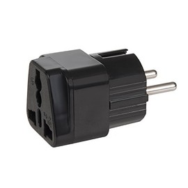 Maclean MCE155 Adapter Socket (UK on EU plug)