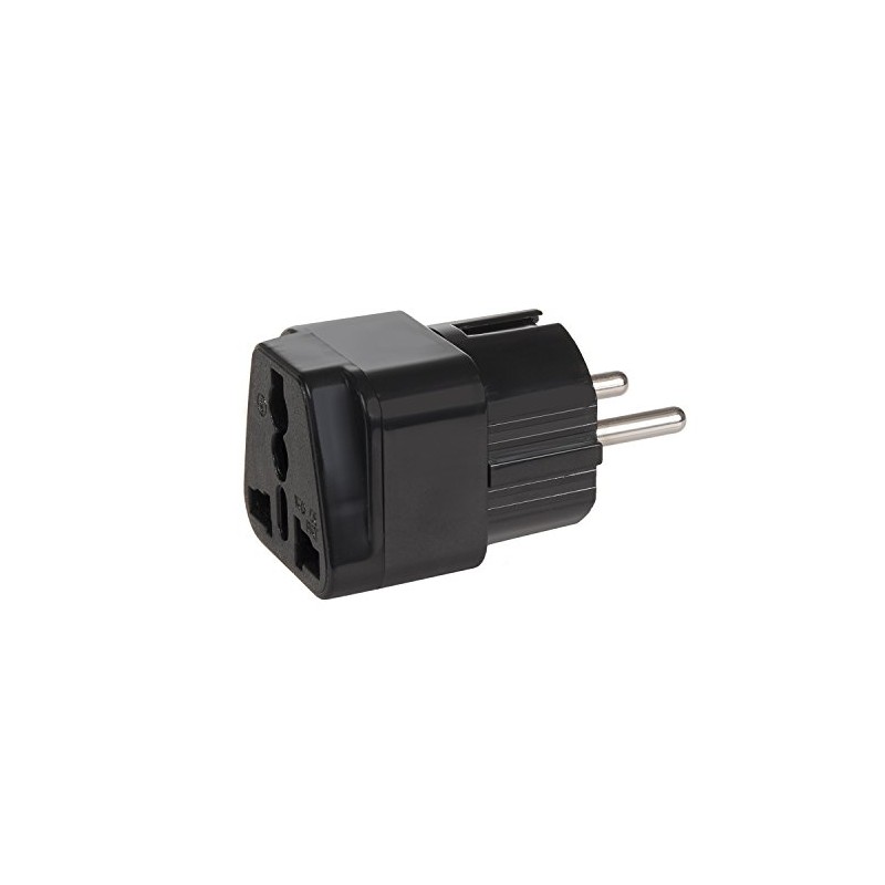 Maclean MCE155 Adapter Socket (UK on EU plug)