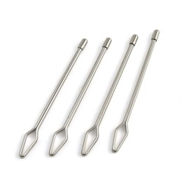PZRT 4-Pack Easy Pull Stainless Steel Bodkin for Threading of Ribbon and Elastic Tape