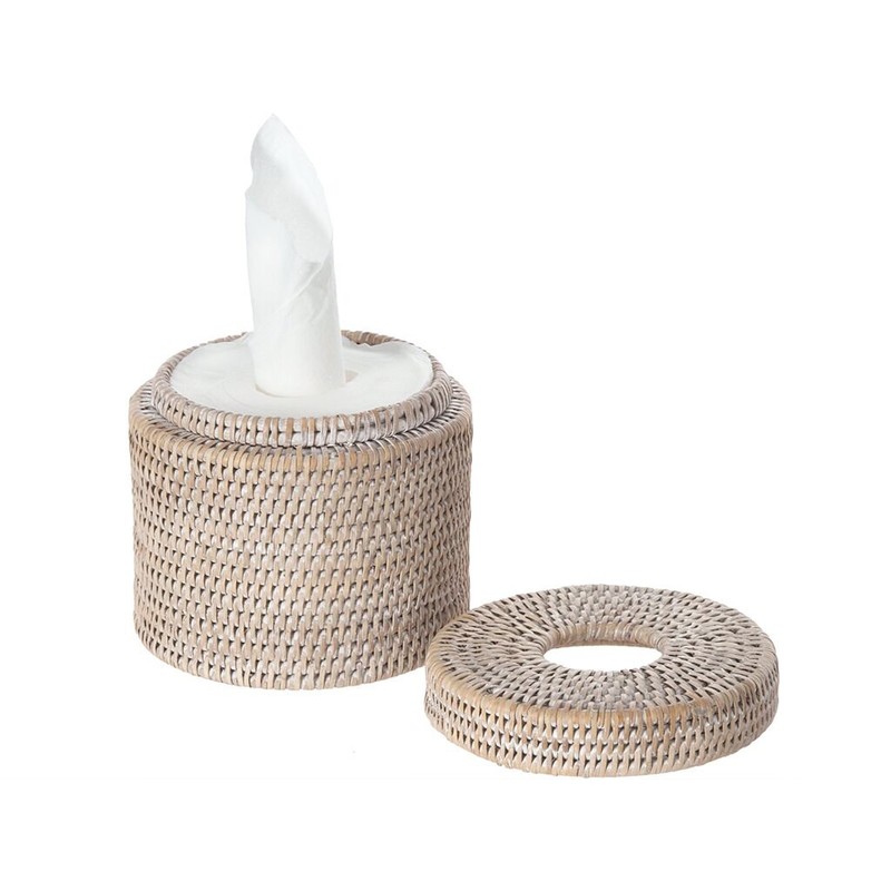 KOUBOO La Jolla Toilet Paper Roll Cover | Wicker Bathroom