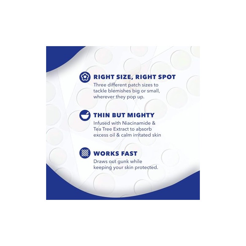 Noxzema Hydrocolloid Acne Treatment Blemish Patches