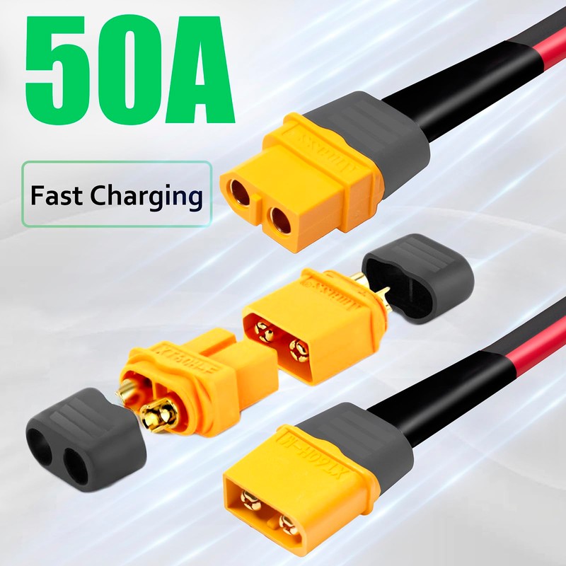 Magiktech XT60 Extension Cable 12FT with Male and Female Connectors