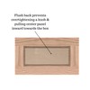 ONESTOCK 11.5W x 6H Unfinished Oak Kitchen Drawer Front Replacement,