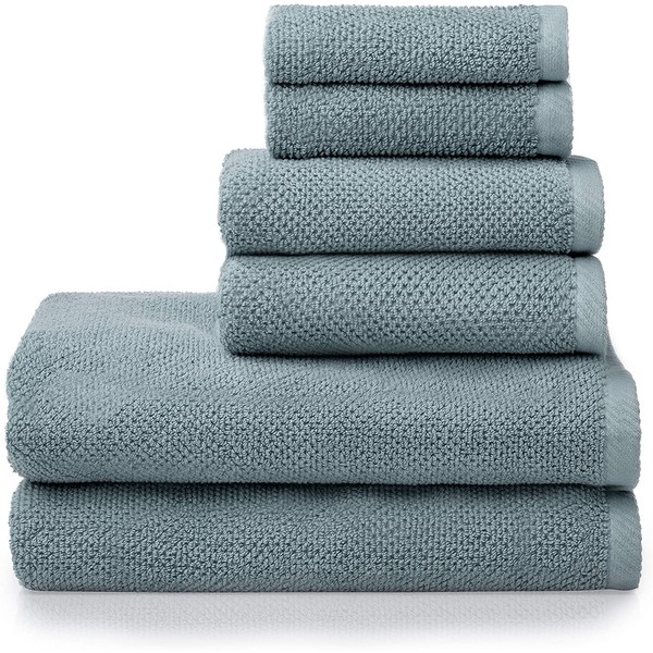 Simpli-Magic 79458 Popcorn Textured Bath Towels Set, 2 Bath Towels,