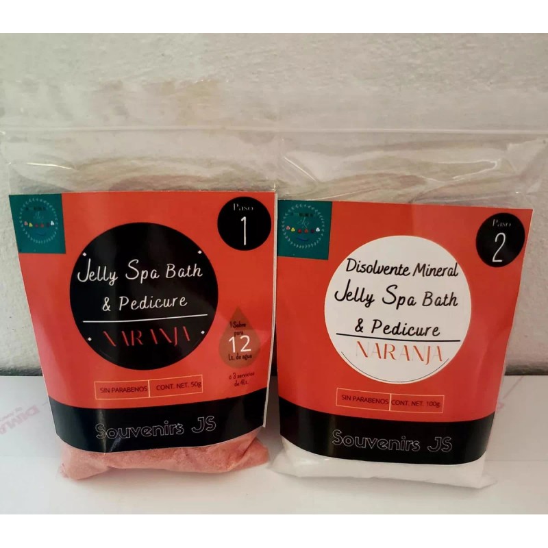 Souvenirs JS Pack De 10 Jelly Spa Bath & Pedicure