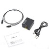 Optical Coaxial Toslink Digital to Analog Audio Converter Adapter L/R