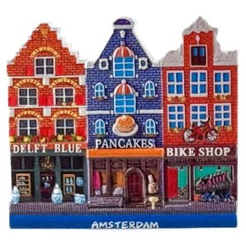 Souvenir Magnet Holland Amsterdam Shop 8 x 7.5 cm Maritime Fridge Magnet Decoration GMTX 16712