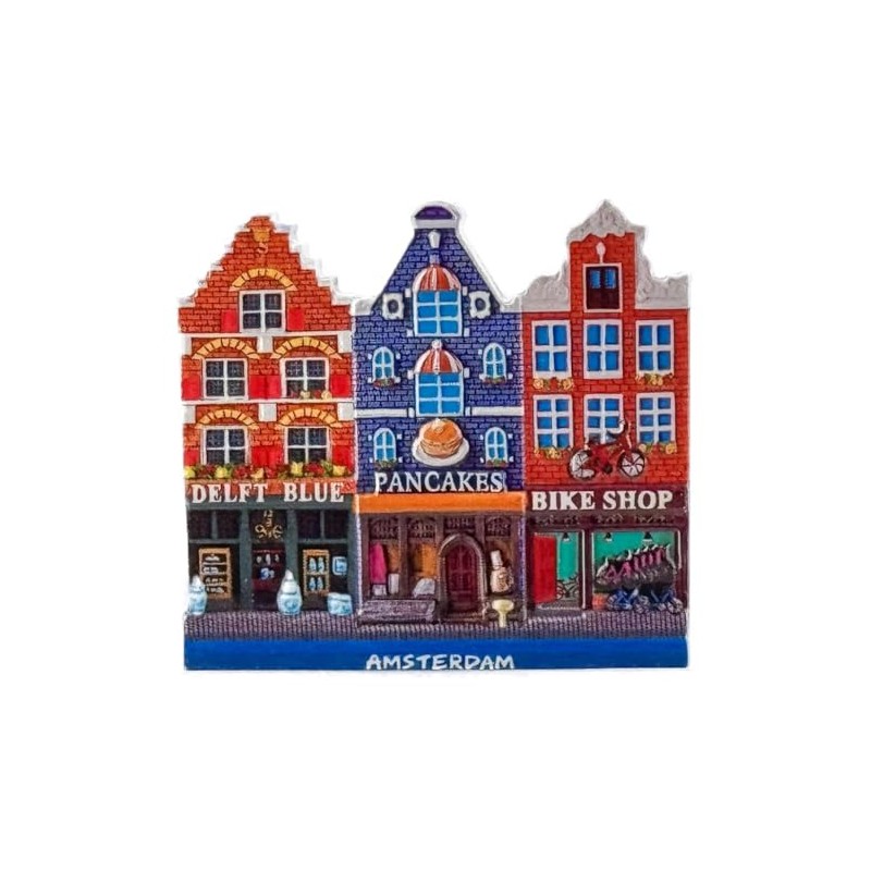 Souvenir Magnet Holland Amsterdam Shop 8 x 7.5 cm Maritime