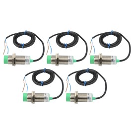 5 Pcs Proximity Sensor 2 Wire Normally Open 10mm Detecting Distance M24x1.5 Proximity Sensor Detection Switch 90‑250VAC