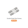METALLIXITY 20pcs 304 Stainless Steel Double End Stud Screw Rod