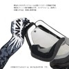 Swans MX-TALON-HC BK/R Dirt Goggles, Made in Japan, Black x