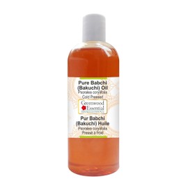 Greenwood Essential Natural Babchi (Bakuchi) Oil (Psoralea corylifolia) Natural Pure Therapeutic Quality Cold Pressed 200 ml (6.76 oz)
