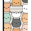  Composition Notebook: Kawaii Cat-Themed Journal, College Ruled Cute and Aesthetic Kittens Pattern for Kids, Teens, Adults, and Students