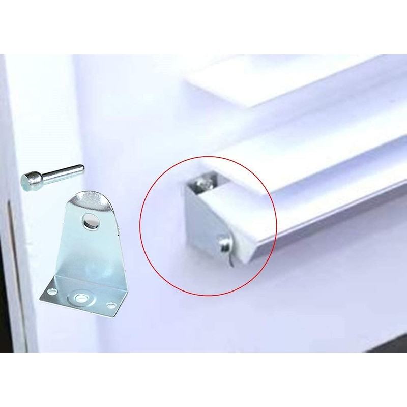 4pcs Hold Down Brackets with Install scews Metal Blinds Down
