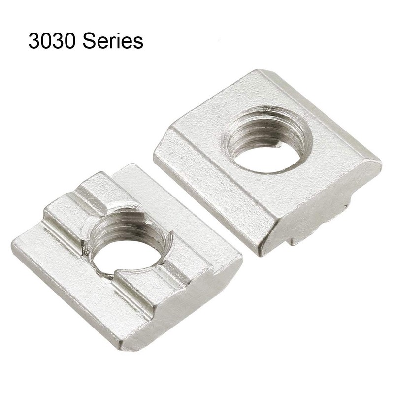 sourcing map Slide in T-Nut, M8 Threaded for 3030 Series
