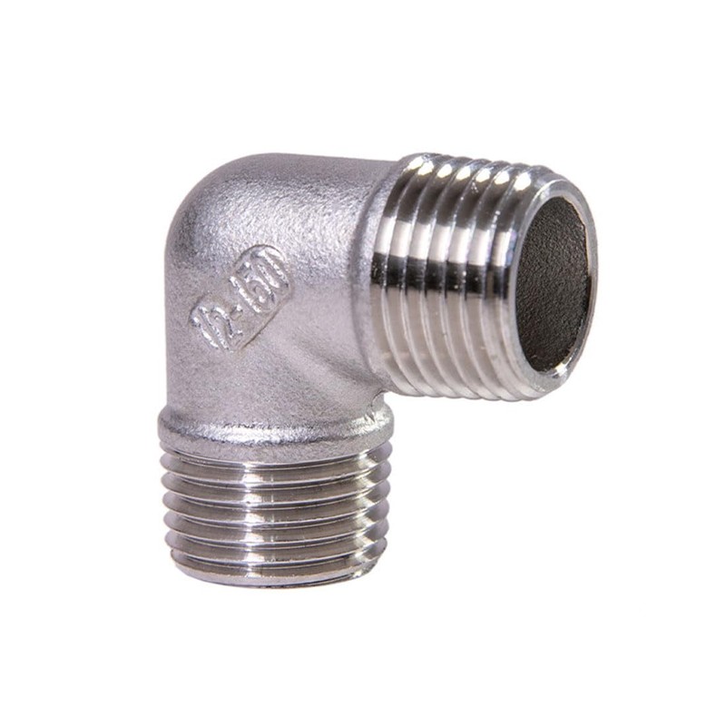 LOZOME 90 Degree 1/2" Male to Male Thread Elbow NPT