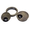 RDEXP Zinc Alloy Tidy Wire Hole Cover Desk Cable Grommet