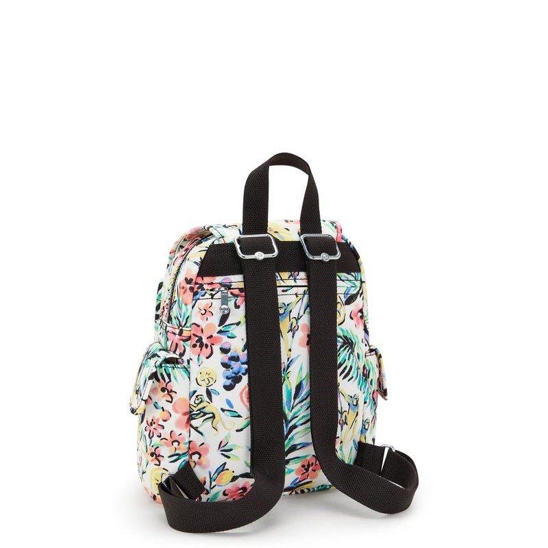 Kipling CITY PACK MINI Small backpack, Cocktail Floral (Orange)