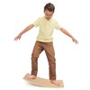 Mini Montessori Wooden Wobble Board for Kids & Adults - 100% Natural Wood Balance Board, Toddler Balancing Toy, Unique Boys & Girls Open Ended Toys & Best Birthday Gift Idea 2024