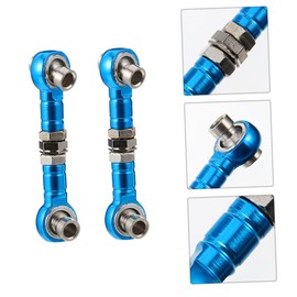 TOPPERFUN Rc Steering Linkage Turnbuckle Rod Adjustable Steering Tie Rod for Rc Car Truck Durable Lightweight 2Pcs